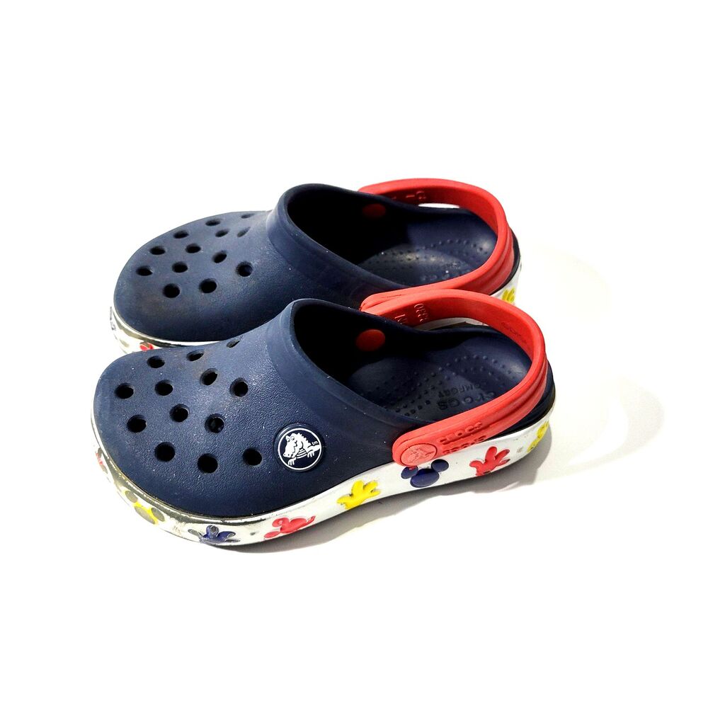 Crocs Kids Toddlers Sandals CLogs Blue Sz 8